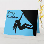 Vrouw met Birthday-kaart Kaart (Gele Bloem)