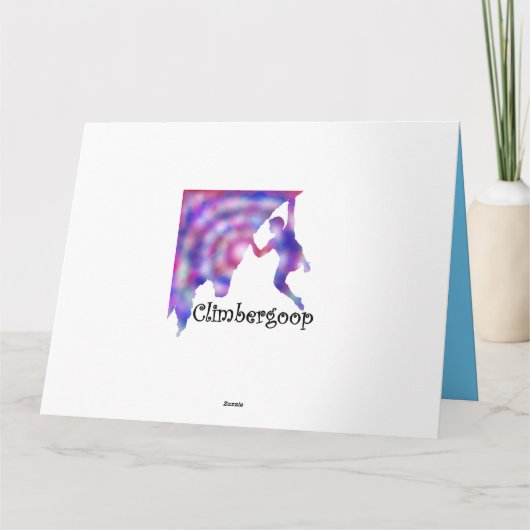 Vrouw met Birthday-kaart Kaart (Achterkant)