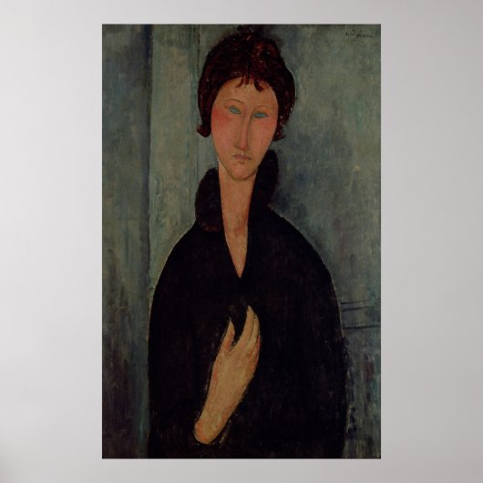 Vrouw met blauwe ogen, c.1918 poster (Voorkant)