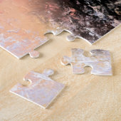  vrouw met blauwe ventilator - Oorspronkelijk schi Legpuzzel (Zijkant)