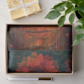 Vrouw met bloemen Decoupage Tissuepapier (Geschenk)