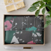 Vrouw met bloemen in haar haar Decoupage Tissuepapier (Geschenk)