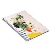 Vrouw met bloemen notitieboek (Rechterzijde)