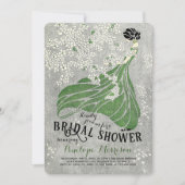 Vrouw met bloemen Vrijgezellenfeest Kaart (Voorkant)