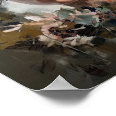 Vrouw met bloemenhoofd Art Print Poster (Hoek)