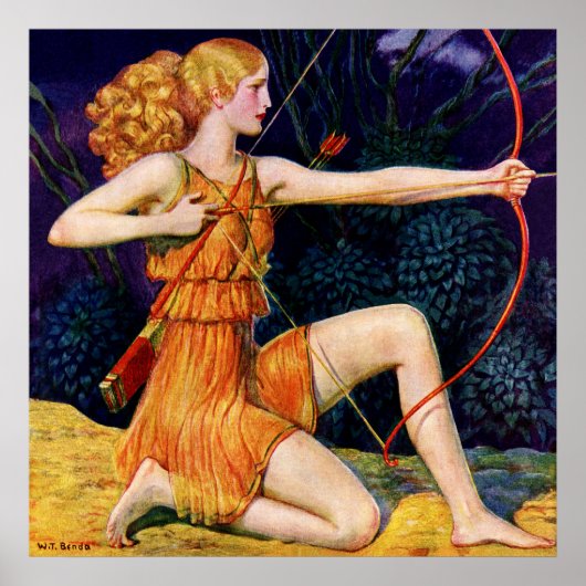 vrouw met boeg poster (Voorkant)