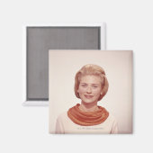 Vrouw met carf magneet (Voorkant / Achterkant)