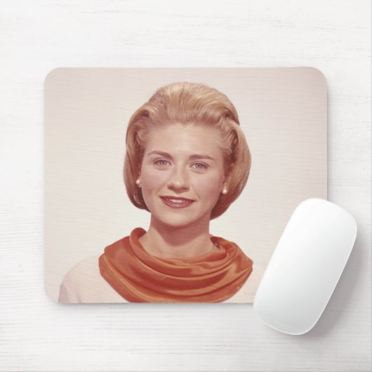 Vrouw met carf muismat (Met muis)