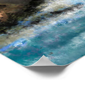 Vrouw met cello In Natuur Poster - Schilderen (Hoek)