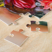 Vrouw met citrusvruchten en bloemenguirlande legpuzzel (Zijkant)