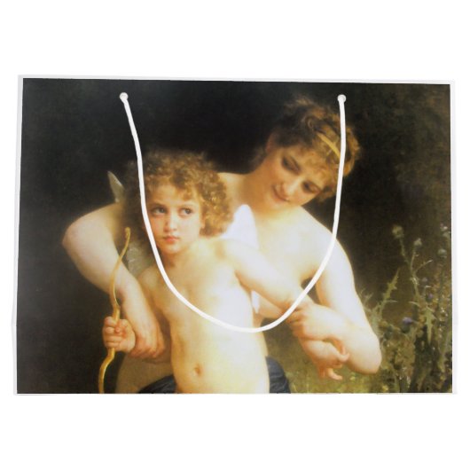 Vrouw met Cupid, Bouguereau Groot Cadeauzakje (Achterkant)