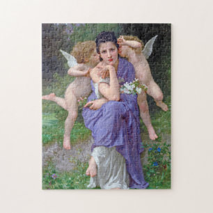 Vrouw met Cupid, Bouguereau Legpuzzel