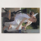 Vrouw met Cupid, Bouguereau Legpuzzel (Horizontaal)