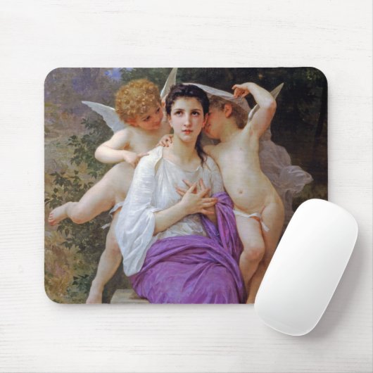 Vrouw met Cupid, Bouguereau Muismat (Met muis)