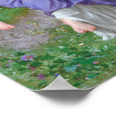 Vrouw met Cupid, Bouguereau Poster (Hoek)