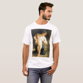 Vrouw met Cupid, Bouguereau T-shirt (Voorkant volledig)