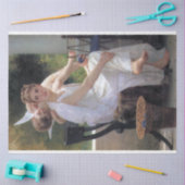 Vrouw met Cupid, Bouguereau Tissuepapier (Craft)