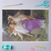 Vrouw met Cupid, Bouguereau Tissuepapier (Craft)
