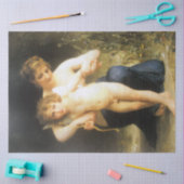 Vrouw met Cupid, Bouguereau Tissuepapier (Craft)