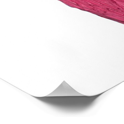 Vrouw met curlers poster (Hoek)