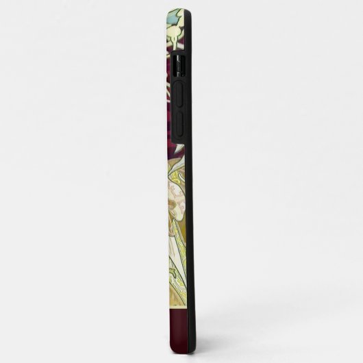 Vrouw met Daisy - Alphonse Mucha Case-Mate iPhone Case (Achterkant/links)