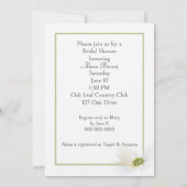 Vrouw met Daisy Bouquet Vrijgezellenfeest Kaart (Achterkant)