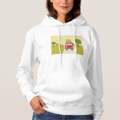 Vrouw met de auto hoodie (Voorkant)