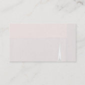 Vrouw met de gegevens van de vlucht: Kaars Visitekaartje (Achterkant)