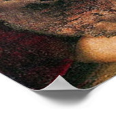 Vrouw met de Unicorn door Raphael - Poster/Afdruk Poster (Hoek)