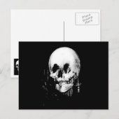 Vrouw met de volle kracht in de spiegel briefkaart (Voorkant / Achterkant)