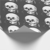 Vrouw met de volle kracht in de spiegel cadeaupapier (Hoek)