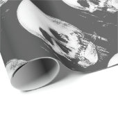 Vrouw met de volle kracht in de spiegel cadeaupapier (Rol Hoek)