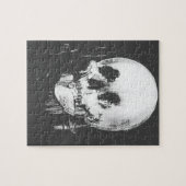 Vrouw met de volle kracht in de spiegel legpuzzel (Horizontaal)