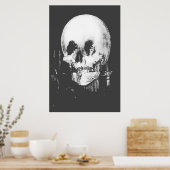 Vrouw met de volle kracht in de spiegel poster (Keuken)