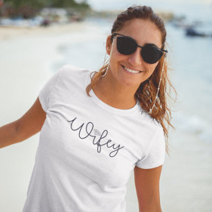 Vrouw met Diamant / Bruid Honeymoon Bachelorette T-shirt