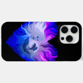 Vrouw met Dolfijnen in de maan Case-Mate iPhone Case (Achterkant (horizontaal))