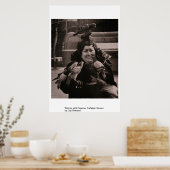 Vrouw met duiven, Trafalgar Square Poster (Keuken)