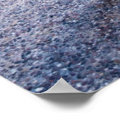 Vrouw met een blauwe denim-jas en een korte pit poster (Hoek)