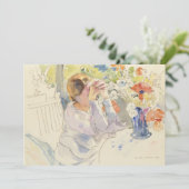 Vrouw met een bloemenboeket | Philipp Franck (Staand voorkant)