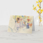 Vrouw met een bloemenboeket | Philipp Franck Kaart (Gele Bloem)