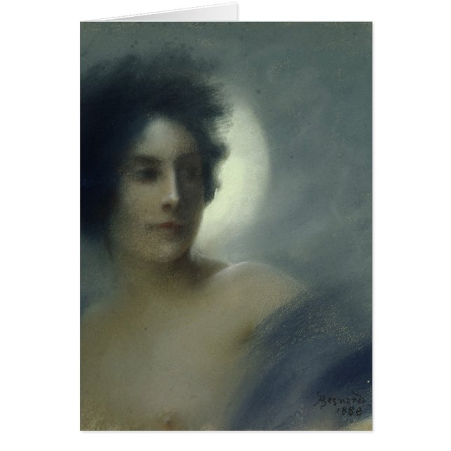Vrouw met een halve maan of, The Eclipse, 1888 (Voorkant)