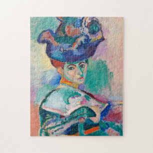 Vrouw Met een Hoed van Henri Matisse Legpuzzel