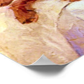 Vrouw met een hond van Mary Stevenson Cassatt Poster (Hoek)