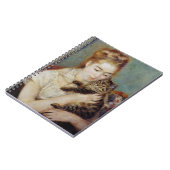 Vrouw met een Kat door Pierre-Auguste Renoir Notitieboek (Linkerzijde)