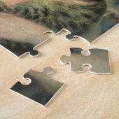 Vrouw met een kat - Renoir Art Legpuzzel (Zijkant)