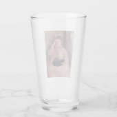 Vrouw met een kat (van Edouard Manet) Glas (Achterkant)