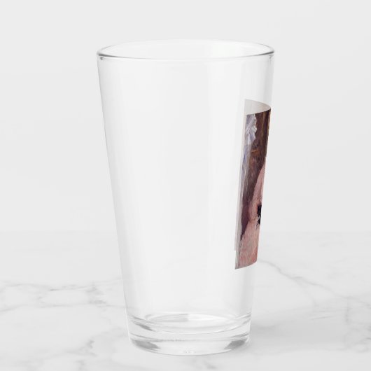 Vrouw met een kat (van Edouard Manet) Glas (Rechts)