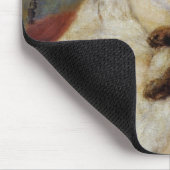 Vrouw met een Kat van Pierre-Auguste Renoir Muismat (Hoek)