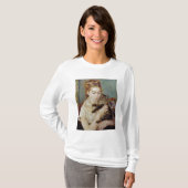 Vrouw met een Kat van Pierre-Auguste Renoir T-shirt (Voorkant volledig)