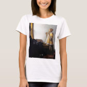 Vrouw met een Ketting van Pearl, Johannes Vermeer T-shirt (Voorkant)